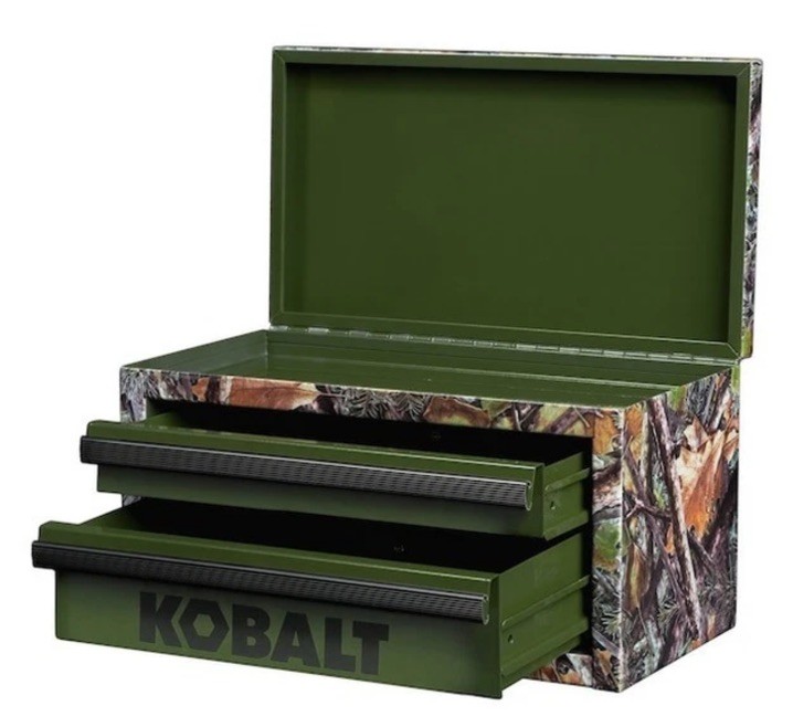 KOBALT Mini Toolbox. CAMO 2 DRAWER Rare!!!!Very Cool!!!