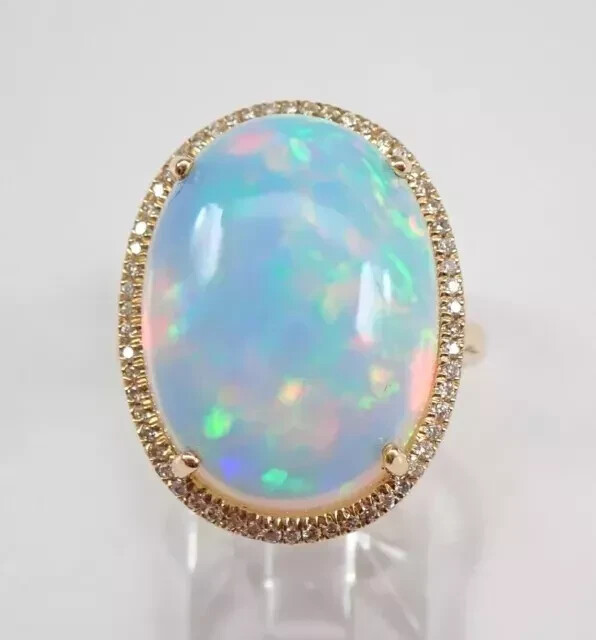 3.00Ct Oval Cut Nature Fire Opal Halo Anniversary Ring 14K Yellow Gold Plated