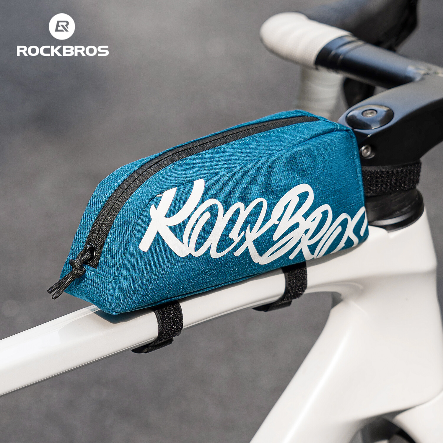 ROCKBROS Bike Top Tube Bag Bicycle 0.8L Tool Bag MTB Road Front Tube Frame Bag
