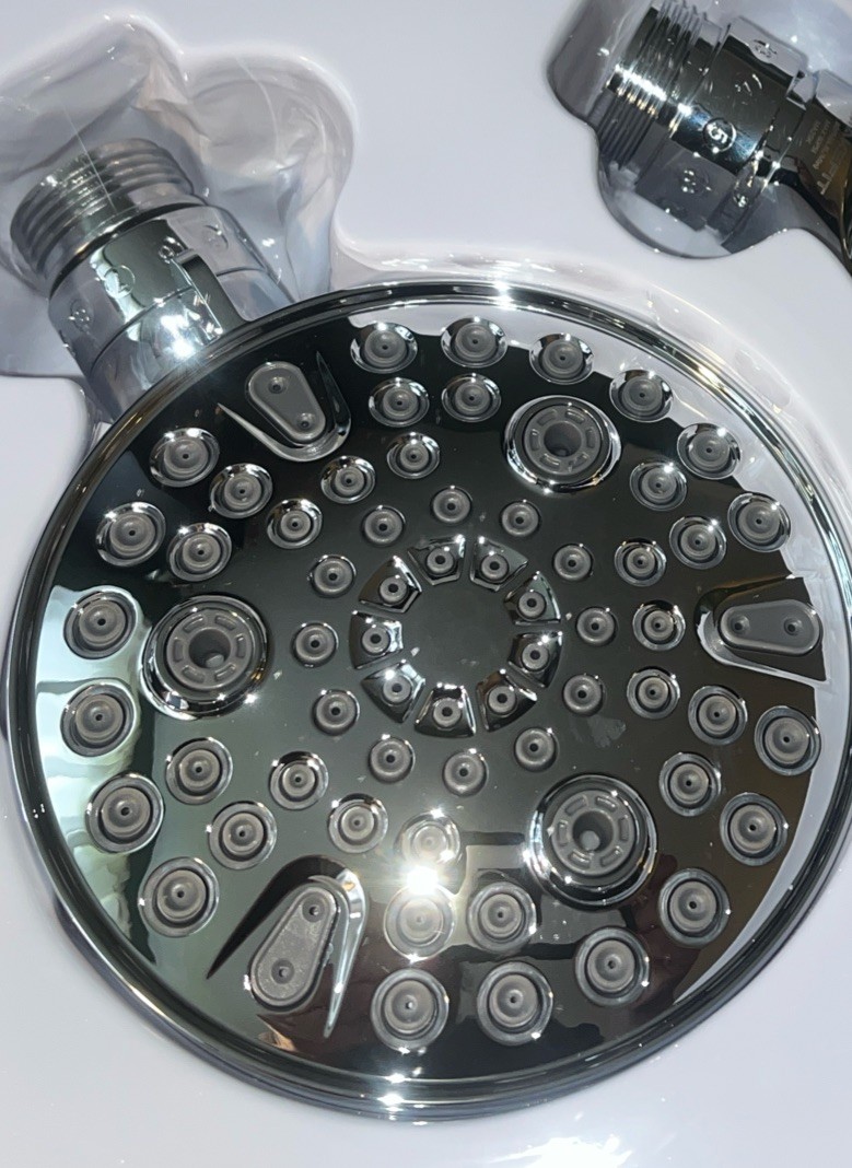 MakeFit Filtered Dual Rain Shower Head with Handheld Combo Chrome