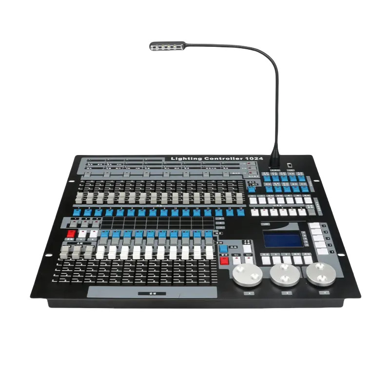 US DMX Console 1024 DMX Controller W/fly case For moving head /par/bar light