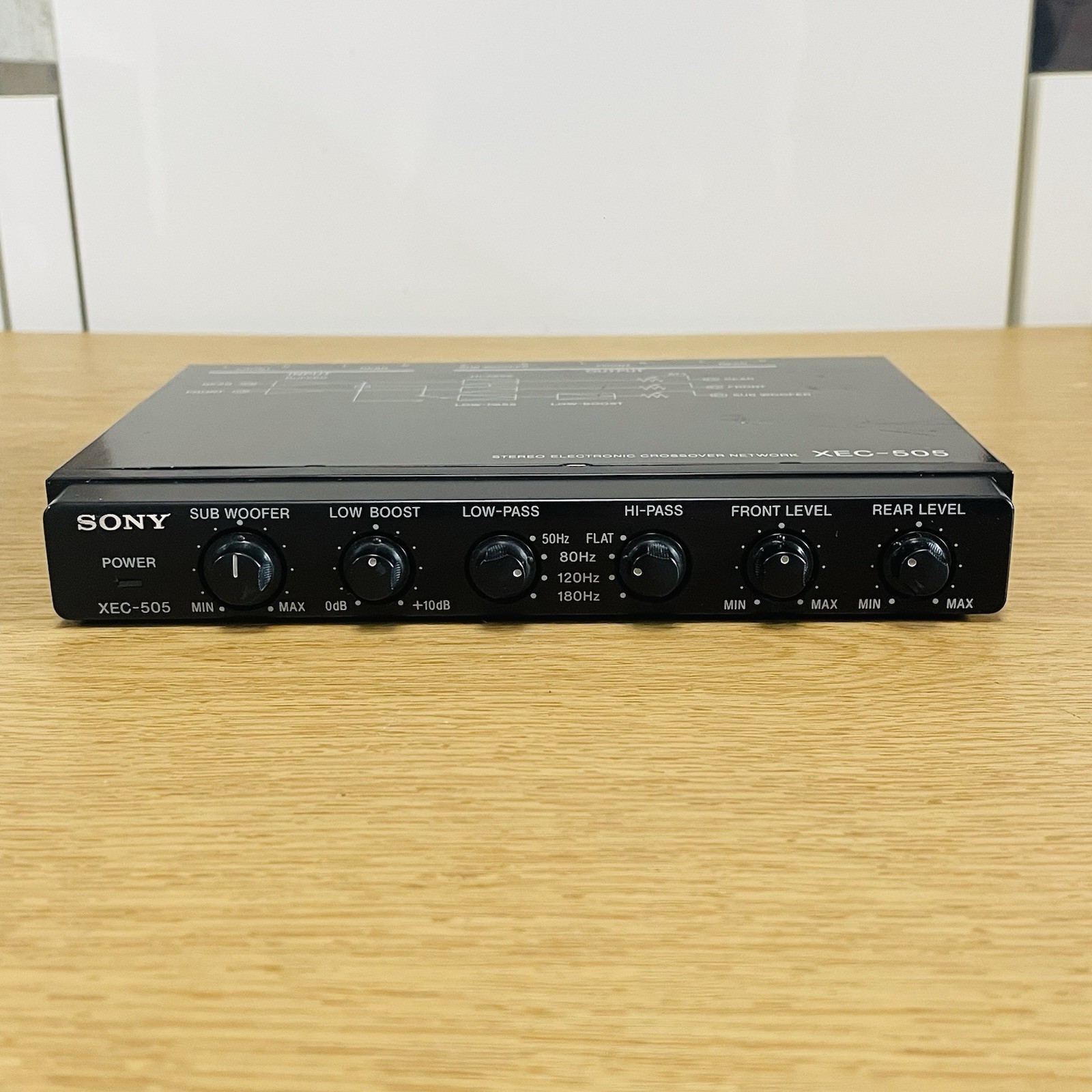 Old School SONY XEC-505 Electronic Crossover Network HI-END CAR AUDIO XR-8 XE-90