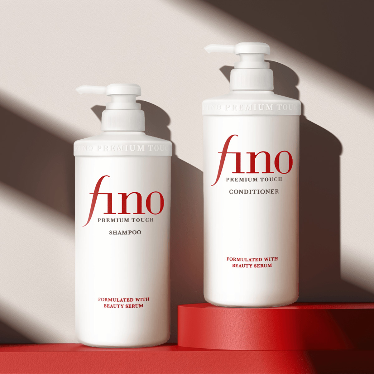 Shiseido Fino Premium Touch Shampoo + Conditioner 550ml Duo JAPAN - NEW