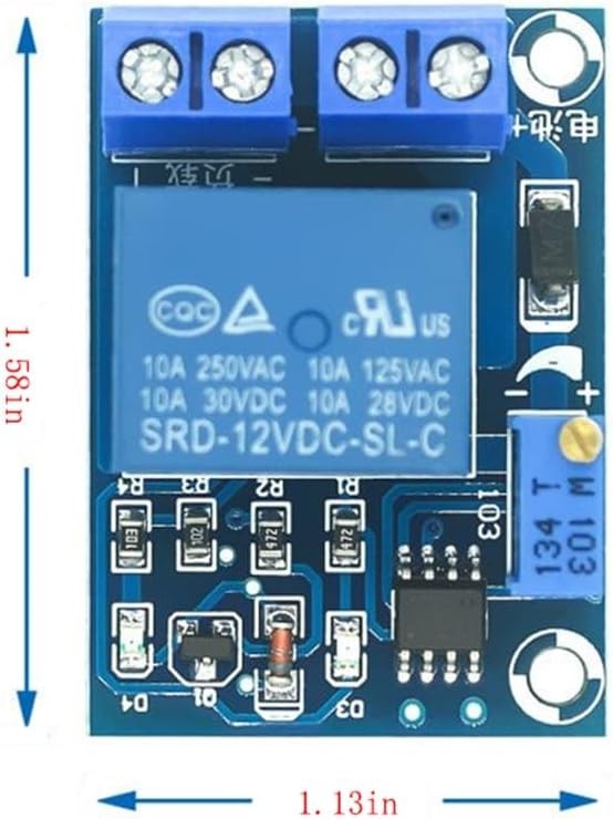 DC 12V Battery Low Voltage Cut Off Automatic Switch Recovery Protection (#10)