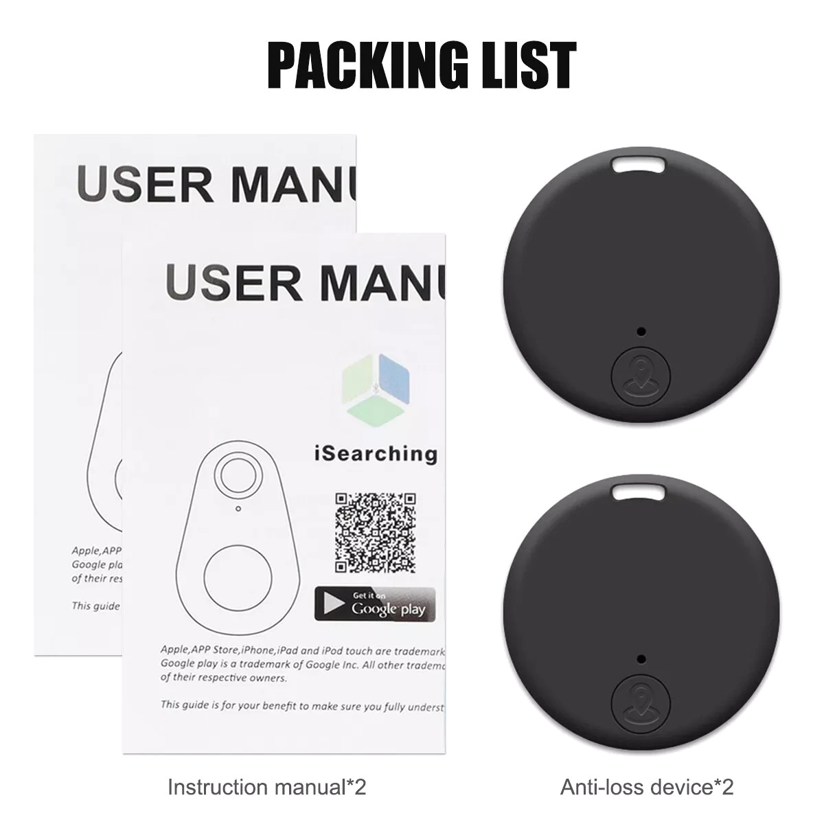 Bluetooth Mini GPS Location Device Tracking Air Tag Key Pet Child Finder Tracker