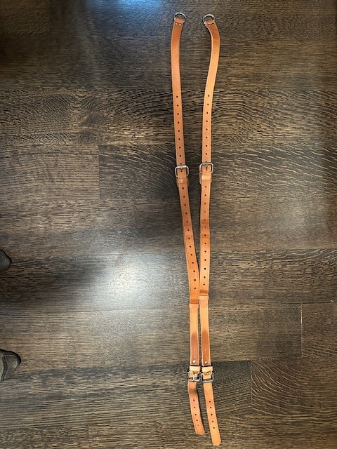 PORSCHE 911 & 912 Luggage Belts Leather Straps Fitted Back Seat Hand Made