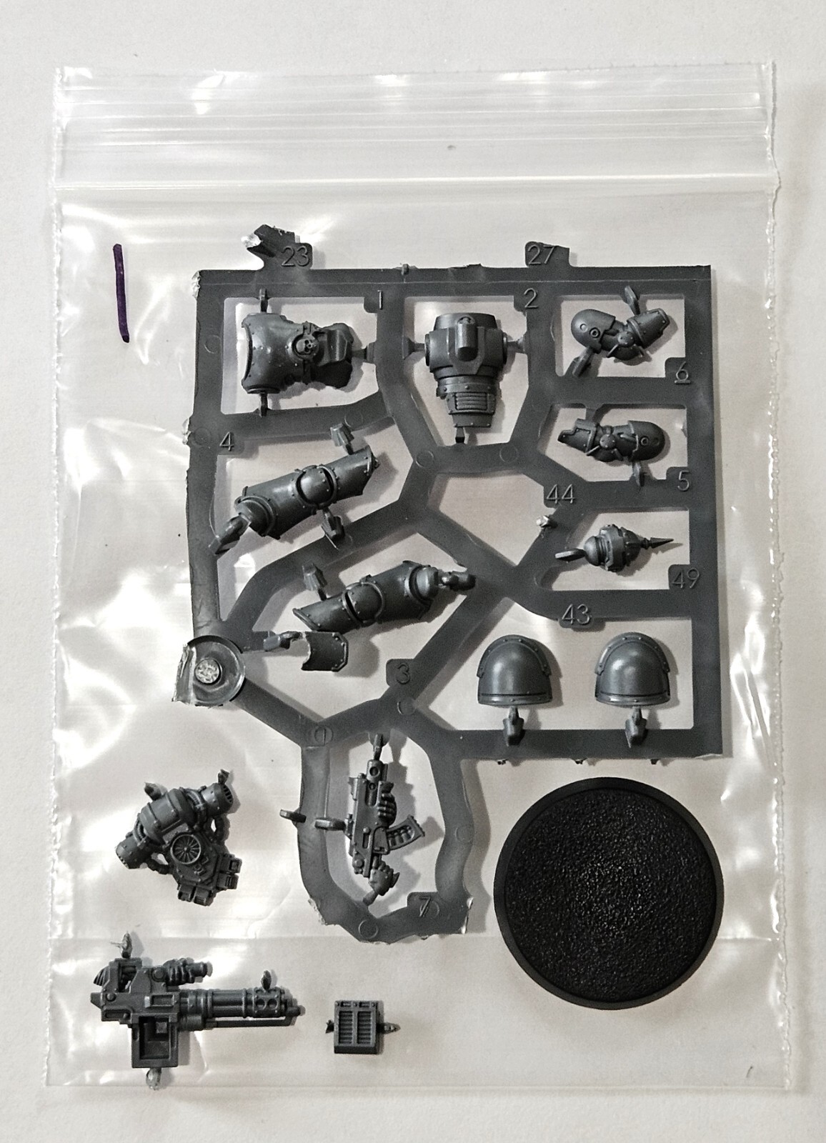 Horus Heresy Warhammer 40k Mk III Space Marine with Rotor Cannon Single