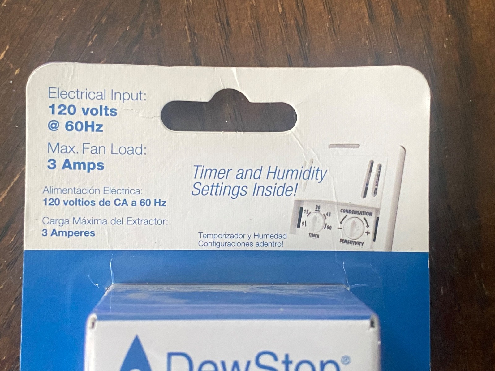Dew Stop Condensation Fan Control (Humidity Sensor) with Countdown Timer