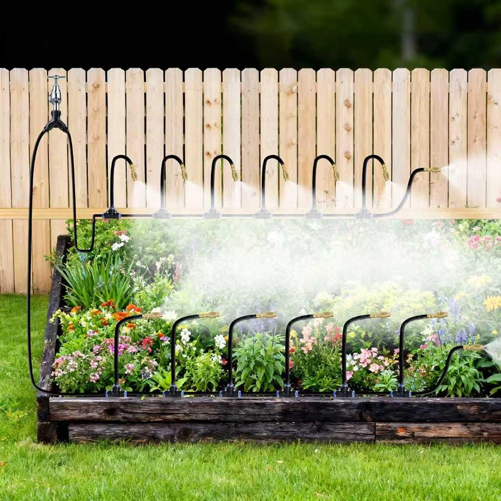 30M/100FT Automatic Drip Irrigation System Kit Garden Watering System Plants