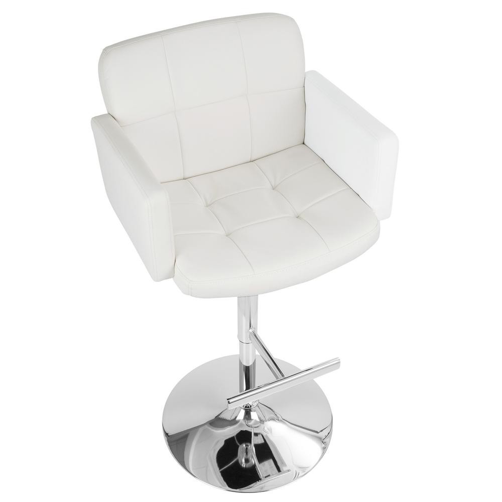 White Stout Barstool
