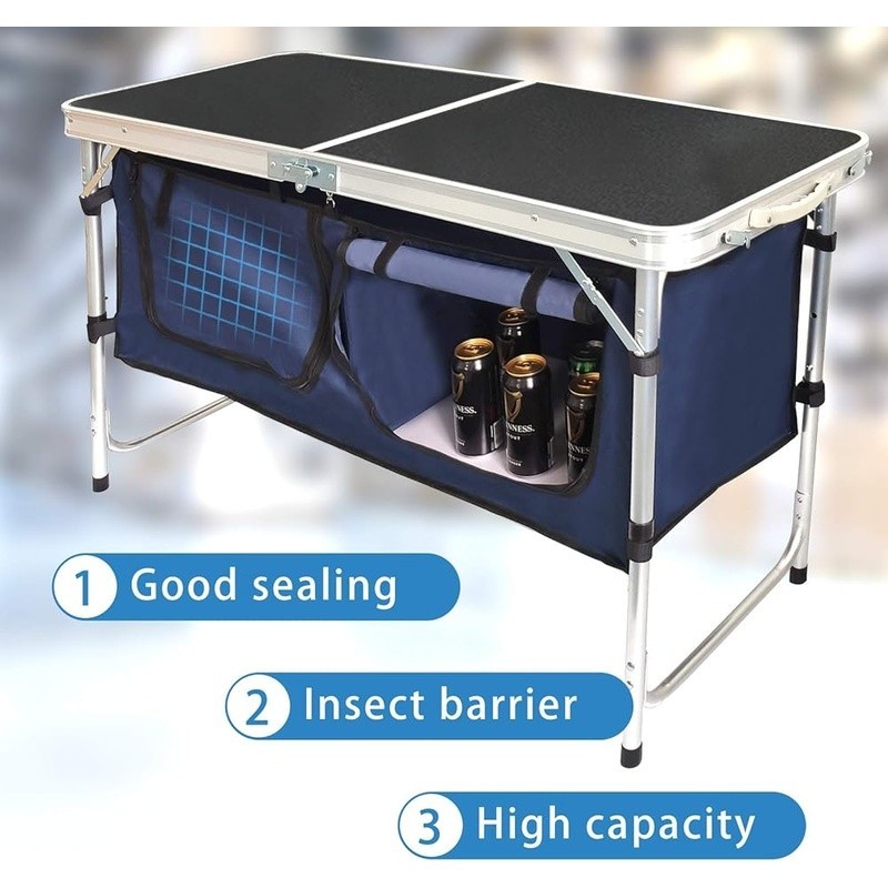 Portable Folding Camping Table Lightweight Collapsible Picnic BBQ Tailgating New