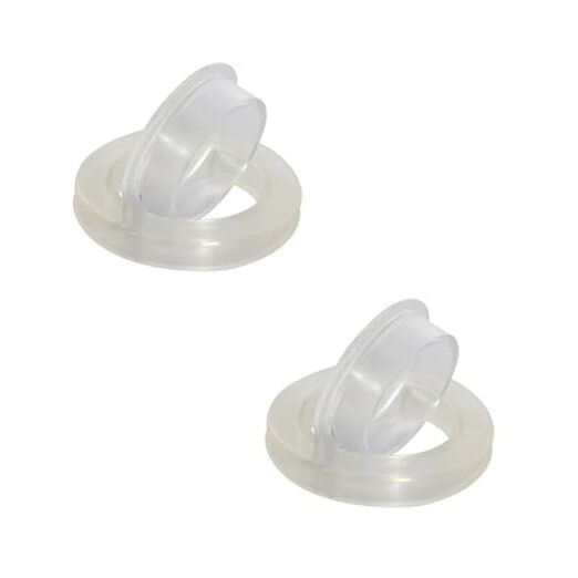 2 Sets 2" Standard Umbrella Hole Ring Plug & Cap Set, 2 Sets Translucent