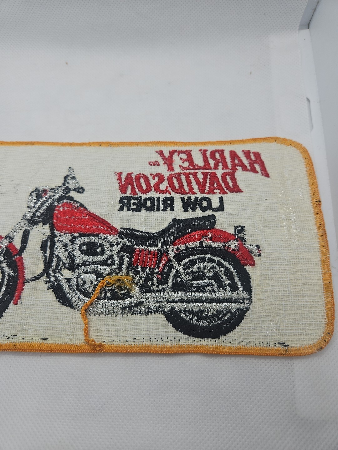 8-1/4 x 4 inch Harley Davidson Low Rider Patch