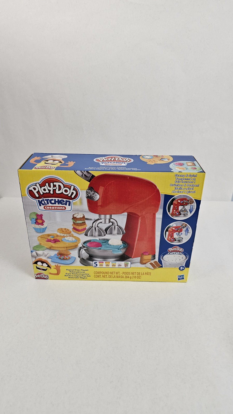 Play Doh Kitchen Creations: Magical Mixer Playset W/ 5 Colors NEW