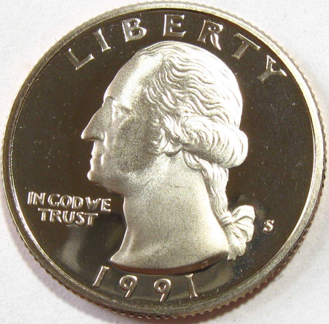 Uncirculated GEM PROOF 1991-S Washington Quarter - #10031-10