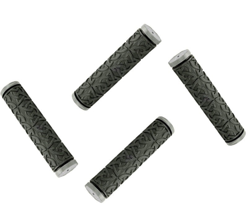 MURPHY CELTIC KNOT FIXED GEAR STYLE BICYCLE COMFORTABLE GRIPS - TWO (2) PAIRS !