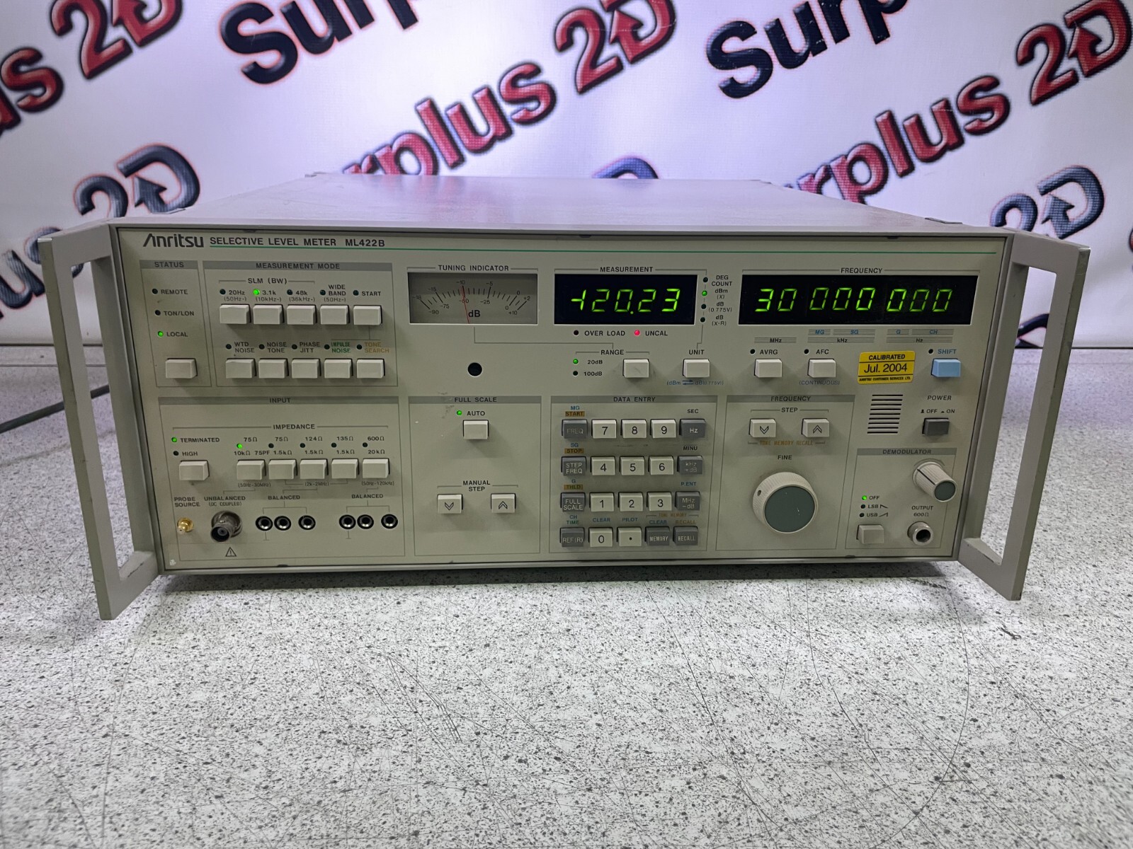 Anritsu ML422B Selective Level Meter