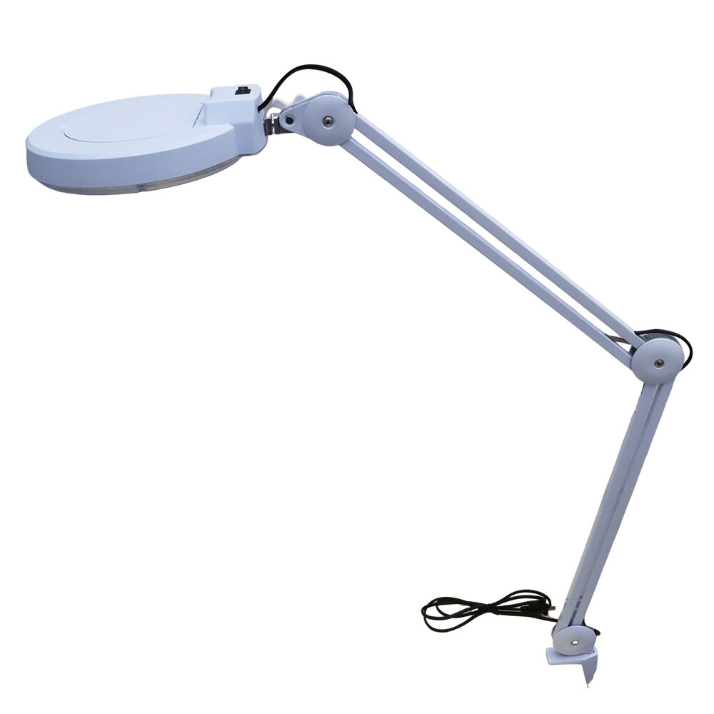 8X Magnifier Led Lamp Light Magnifying Glass Lens Desk Table Clamp Jewelry Tool