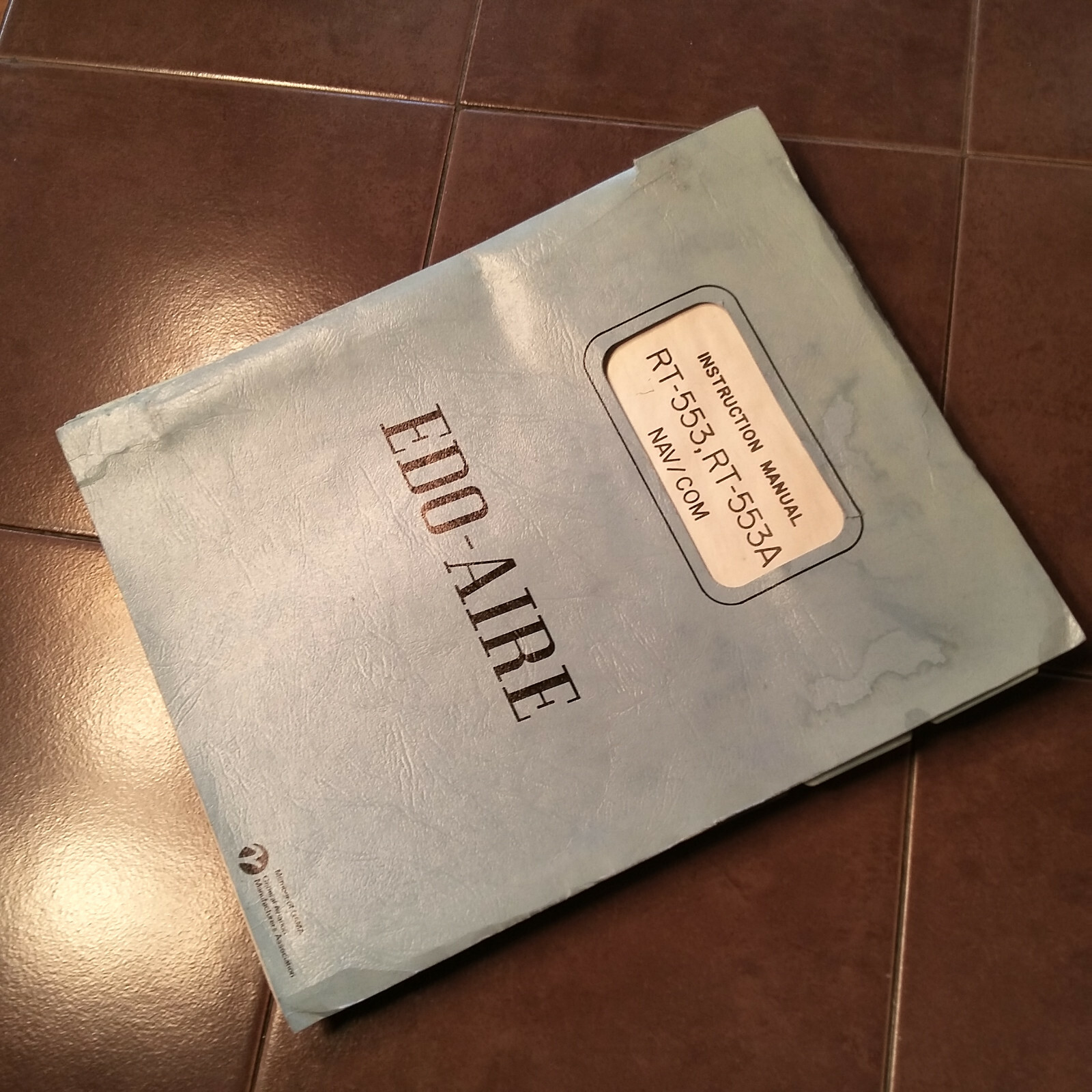 Edo-Aire RT-553 &  RT-553A Install, Service & Parts Manual