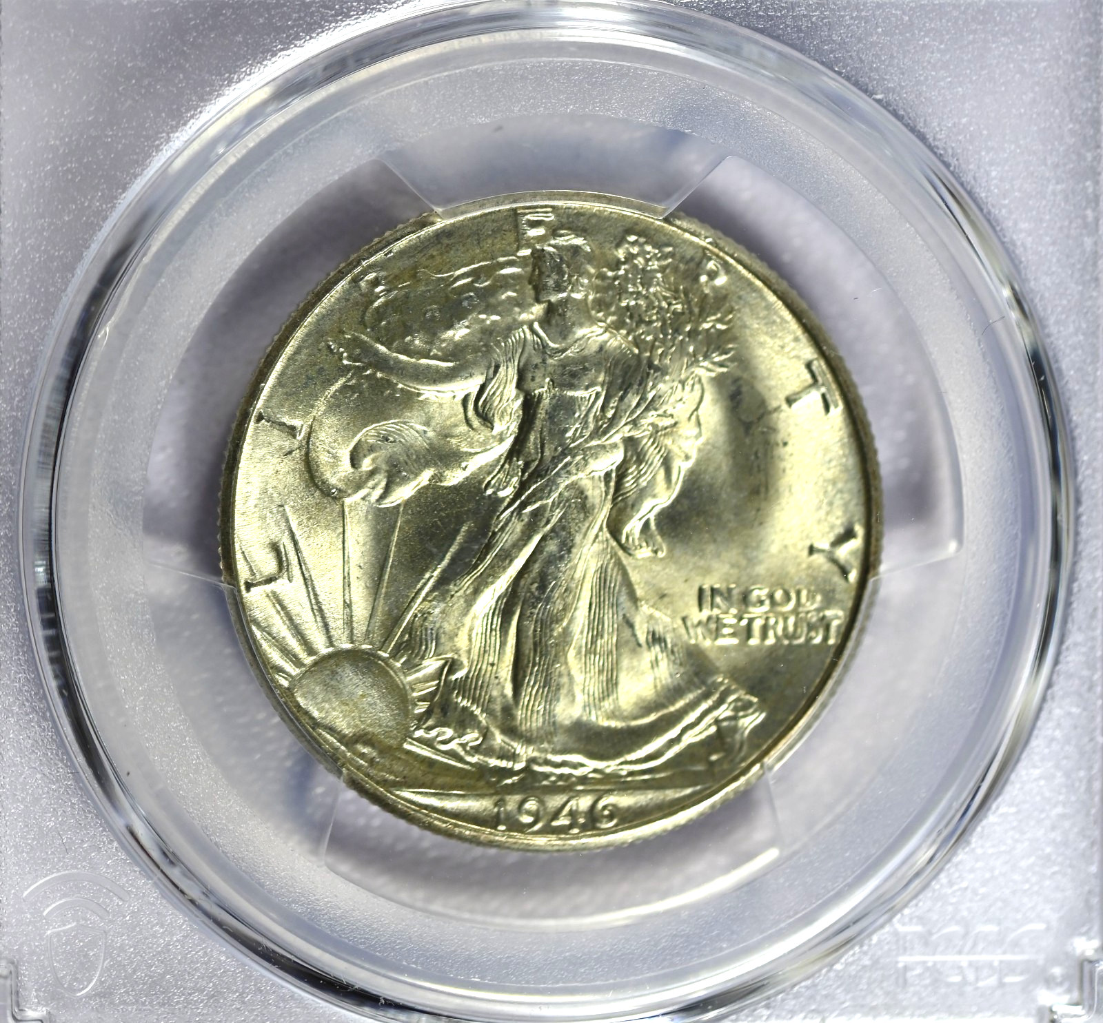 1946-D PCGS MS64+ Walking Liberty Half