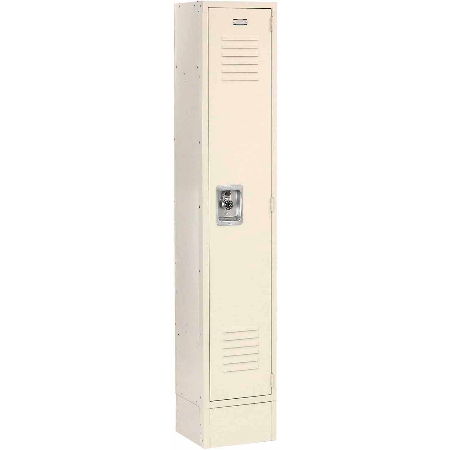 Single Tier Locker 12x18x72 1 Door Unassembled Tan
