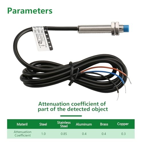M8 Inductive Proximity Sensor LJ8A3-2-Z/BY (Normally Open), 2mm NO PNP