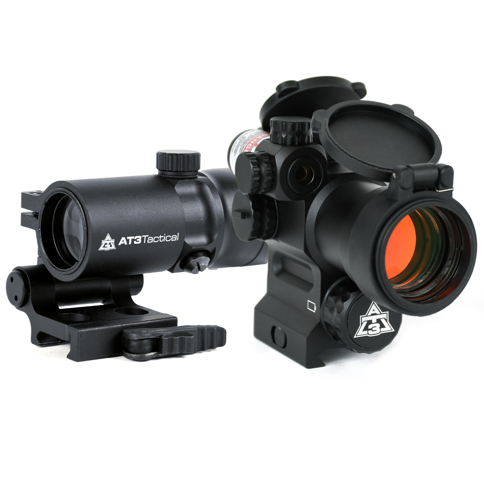 AT3™ 4x Magnified Red Dot Sight with Laser Kit | LEOS + 4xRDM