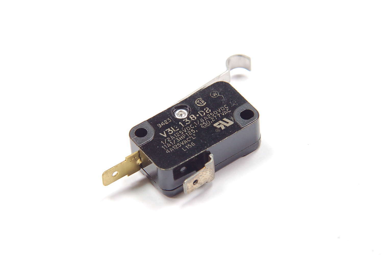 Honeywell Microswitch - V3L-138-D8 - Switch, Micro, Lever. SPST NC, 11 Amp 125VA