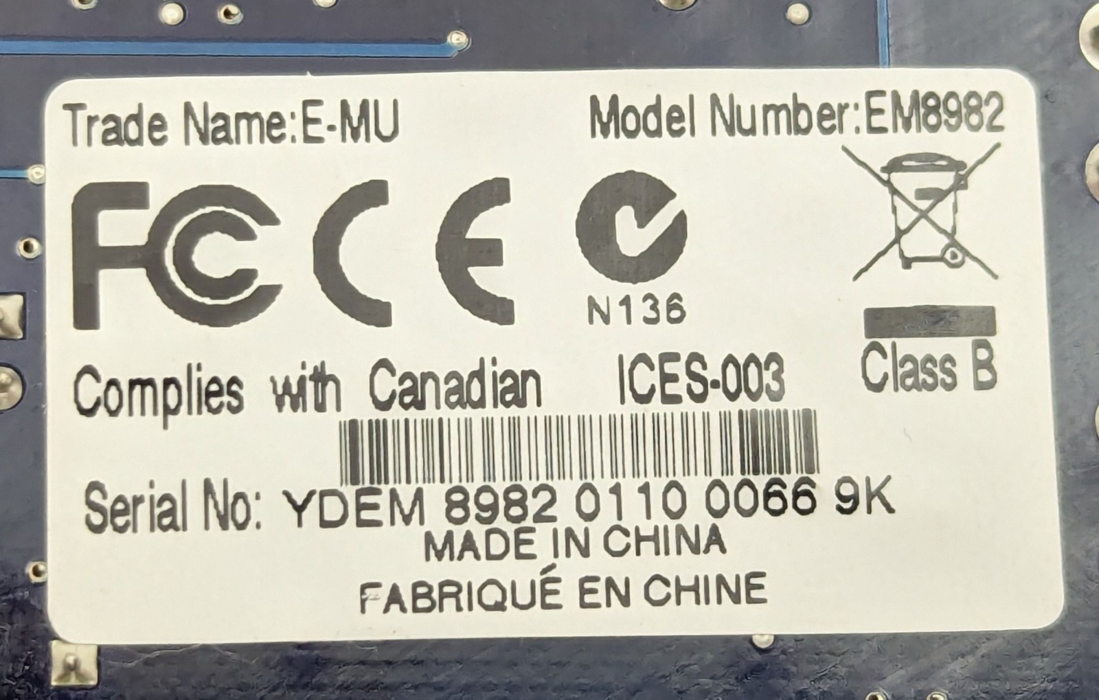 E-MU 1212M PCIe Digital Audio Interface System 1010 Main Card EM8982 EM8980 Set