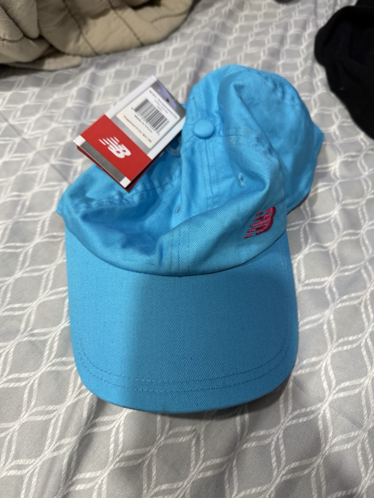 New Balance Nb-9910 Poolside/exuberant Pink Hat New With Tags