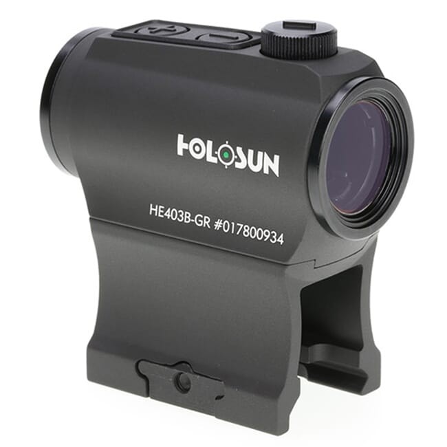 Holosun HE403B-GR Green 2MOA Dot 20mm Reflex Sight w/ Shake Awake