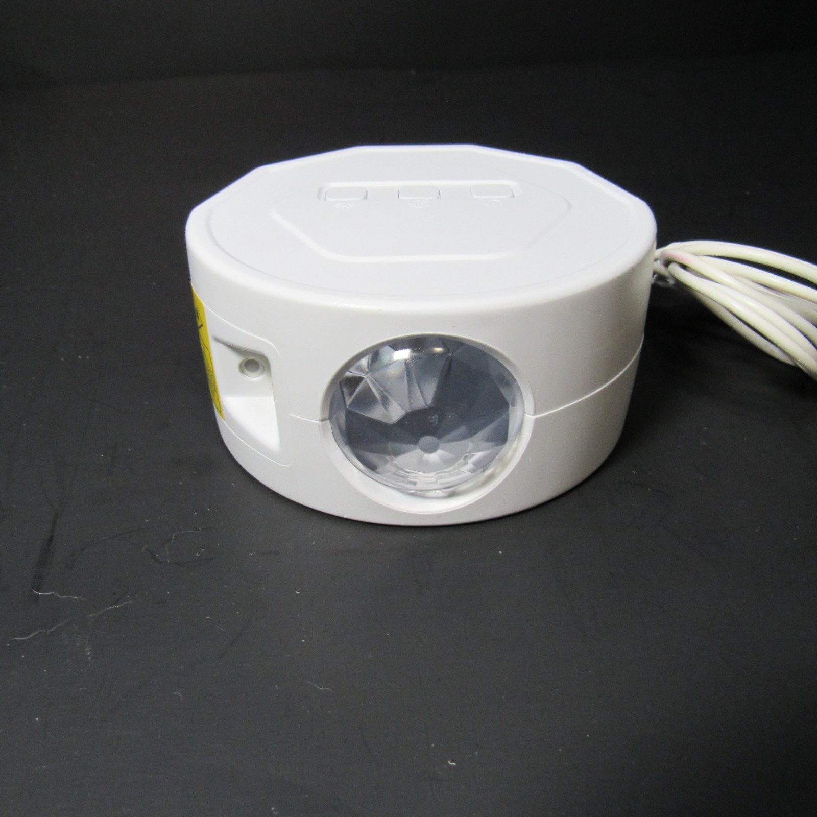 USB LED Light Show Projector–White–Tested & Working–Multiple Modes–USB Cord Incl