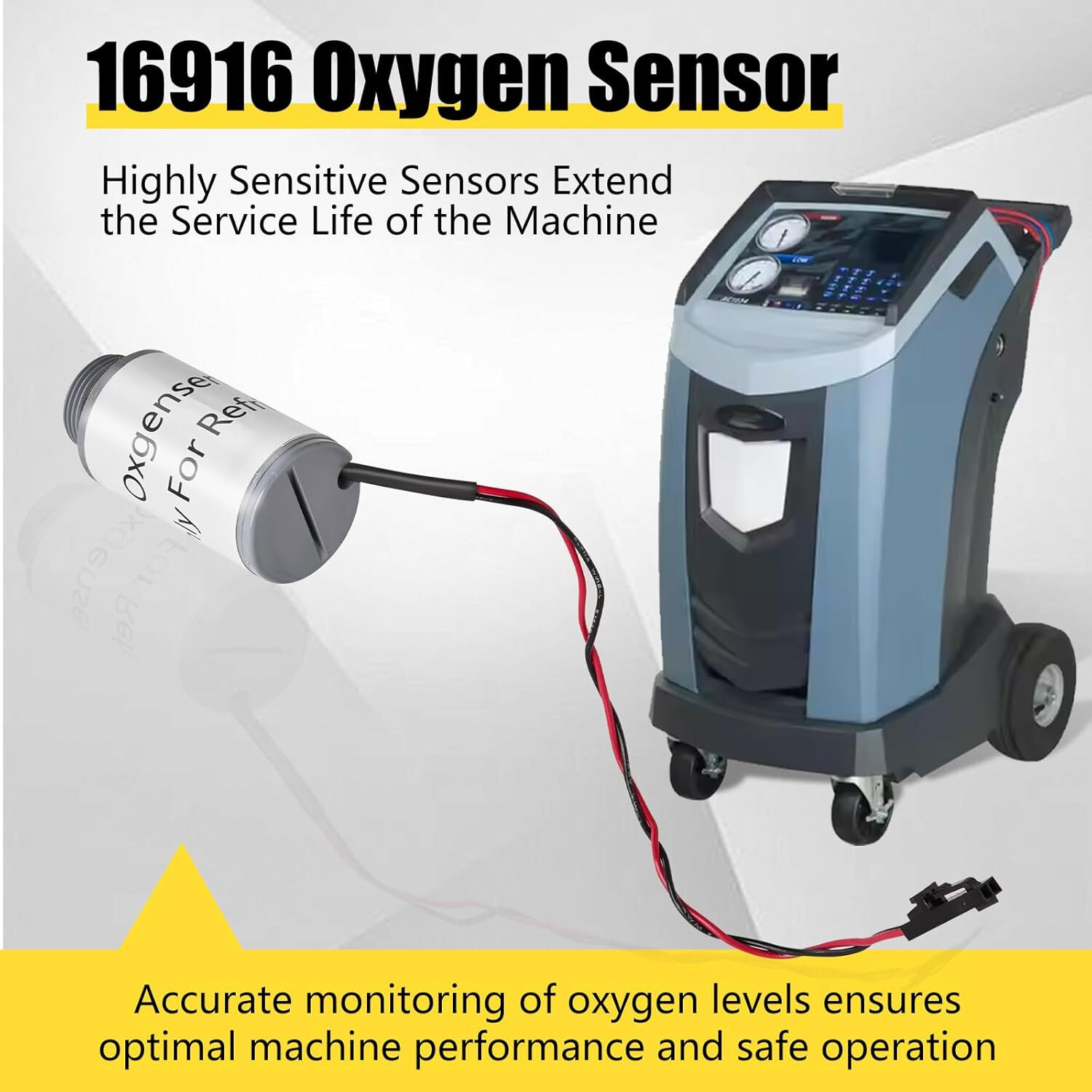 New 16916 Oxygen Sensor for Robinair R-1234yf Machine Replacement Oxygen Sensor