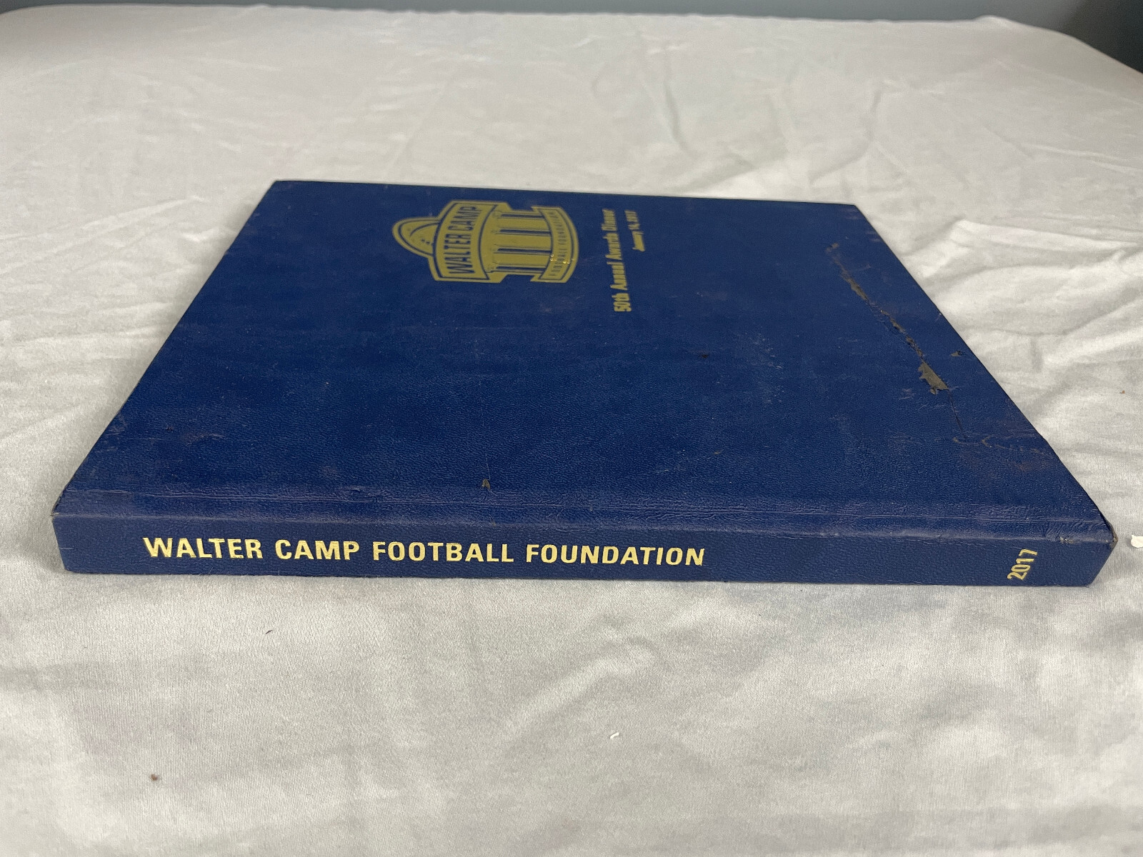 2017 Walter Camp Awards Dinner program book with Jackson Cook Garrett McCaffrey