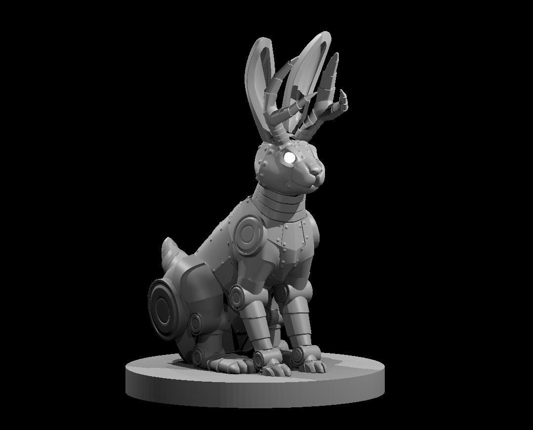 Jackalope Steel Defender Monster Manual 28mm Scale DND D&D Tabletop Mini