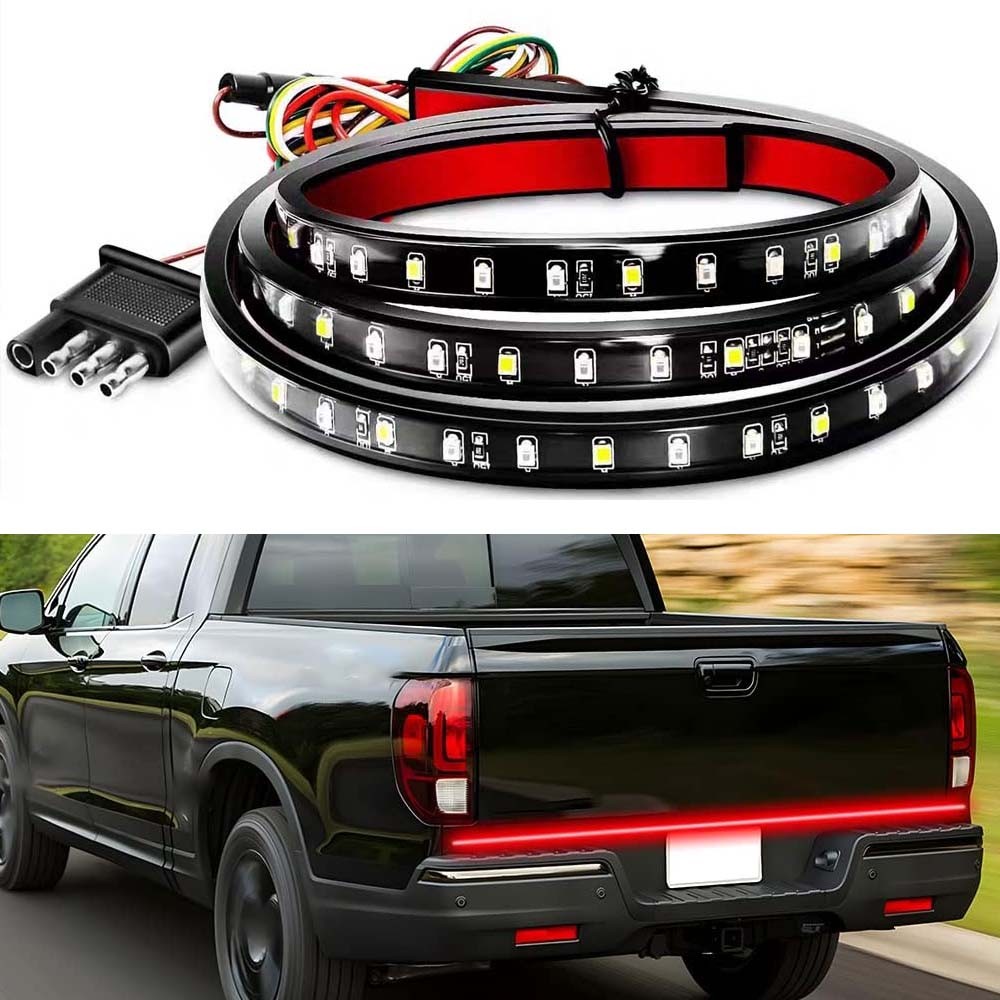 60" LED Strip Tailgate Light Bar Reverse Brake Signal For Chevy Ford Dodge Truck