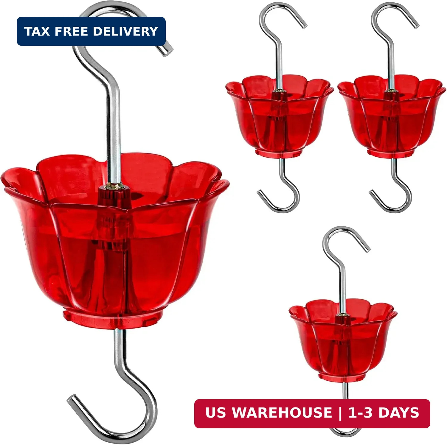 Ant Moat for Hummingbird Feeders 4 Pack,2 Oz Capacity,Suitable for Outdoor
