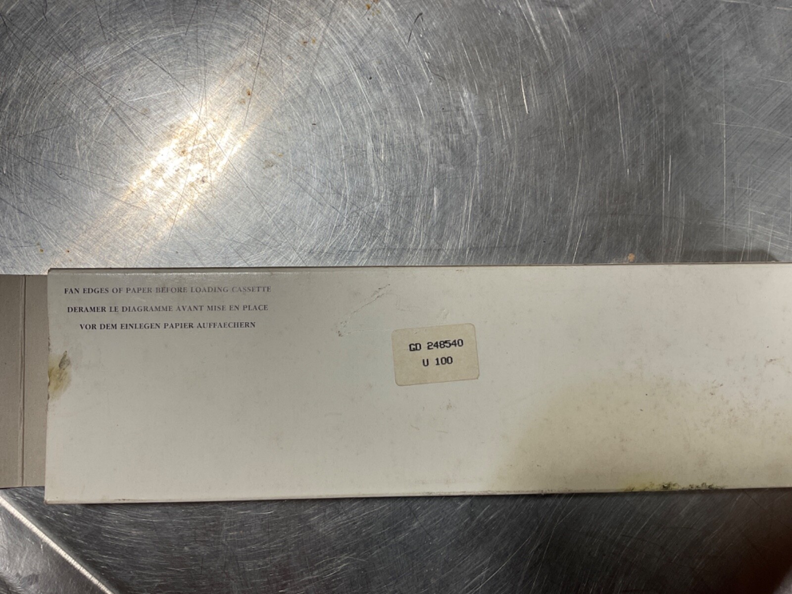 GRAPHIC CONTROLS CLH GD248540U100 Strip Chart,Fanfold,Range None,73 Ft NEW