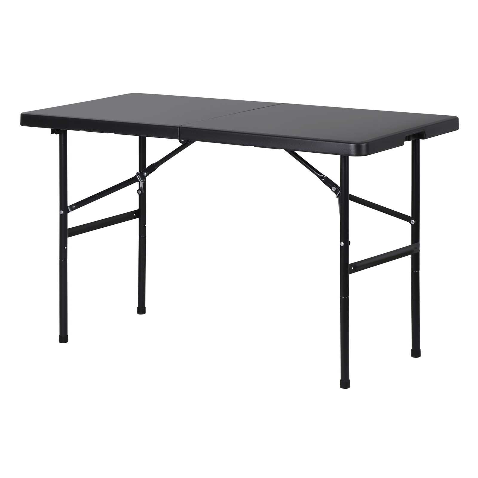 4 FT Folding Table Plastic Portable Tables for Dining Parties Card Wedding BBQ