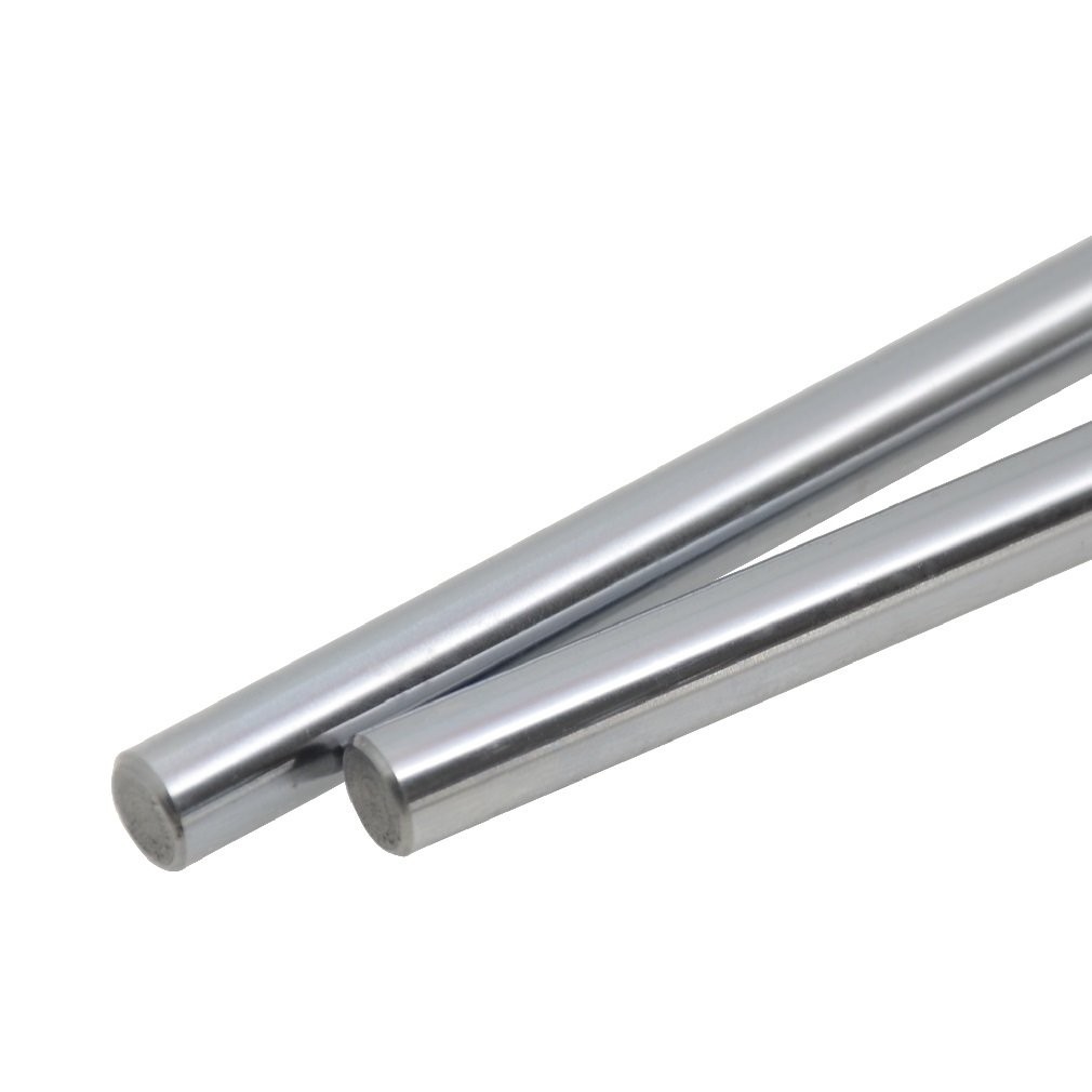 2PCs 8mm x 200mm .315 x 7.874 inches Case Hardened Chrome Plated Linear Motio...