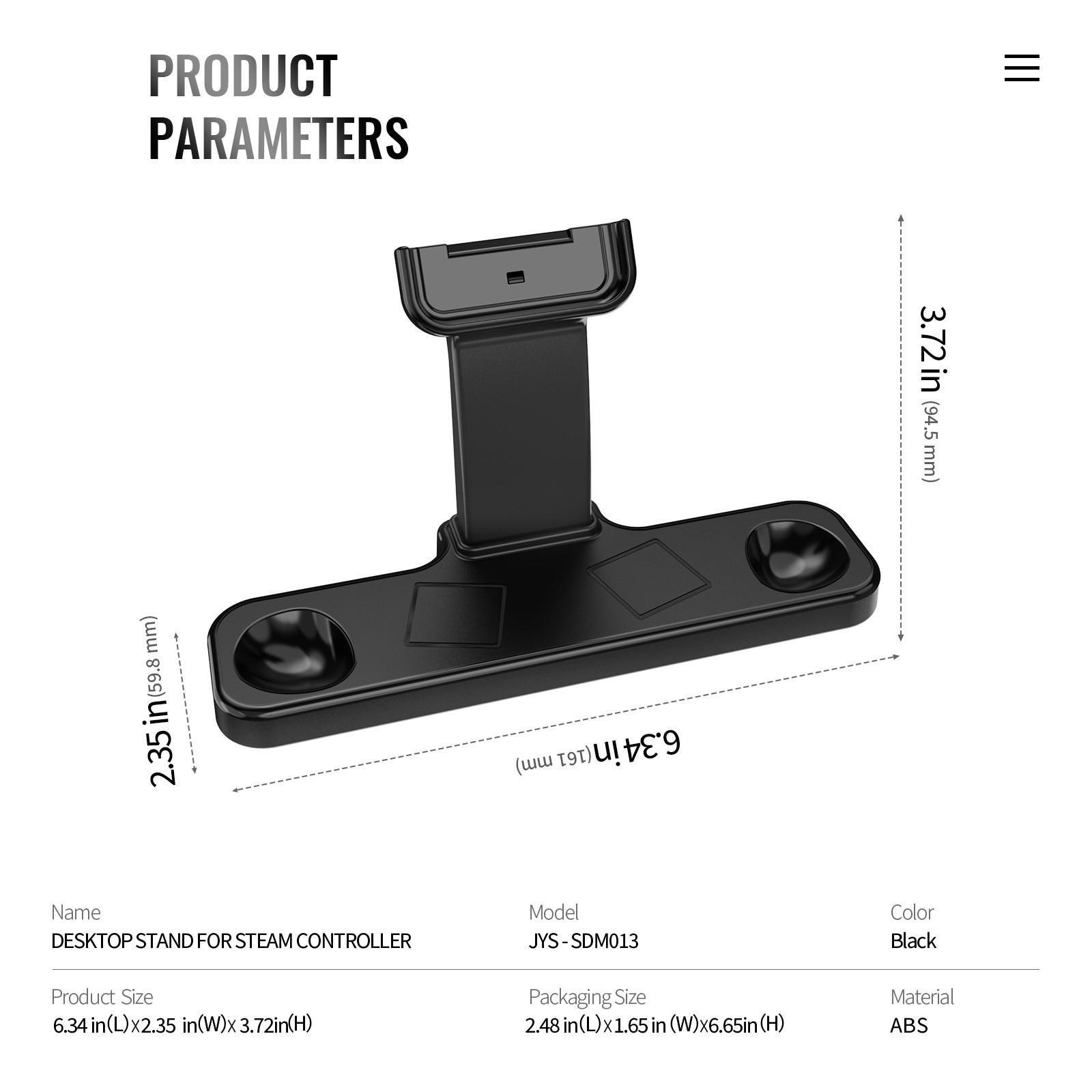 Controller Desktop Stand Hoder For Steam Controller 2026 Magnetic Charging Base