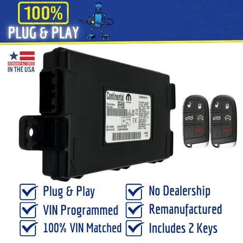2014 Dodge Charger RF Hub Receiver Module WIN Programmed 68214578AB