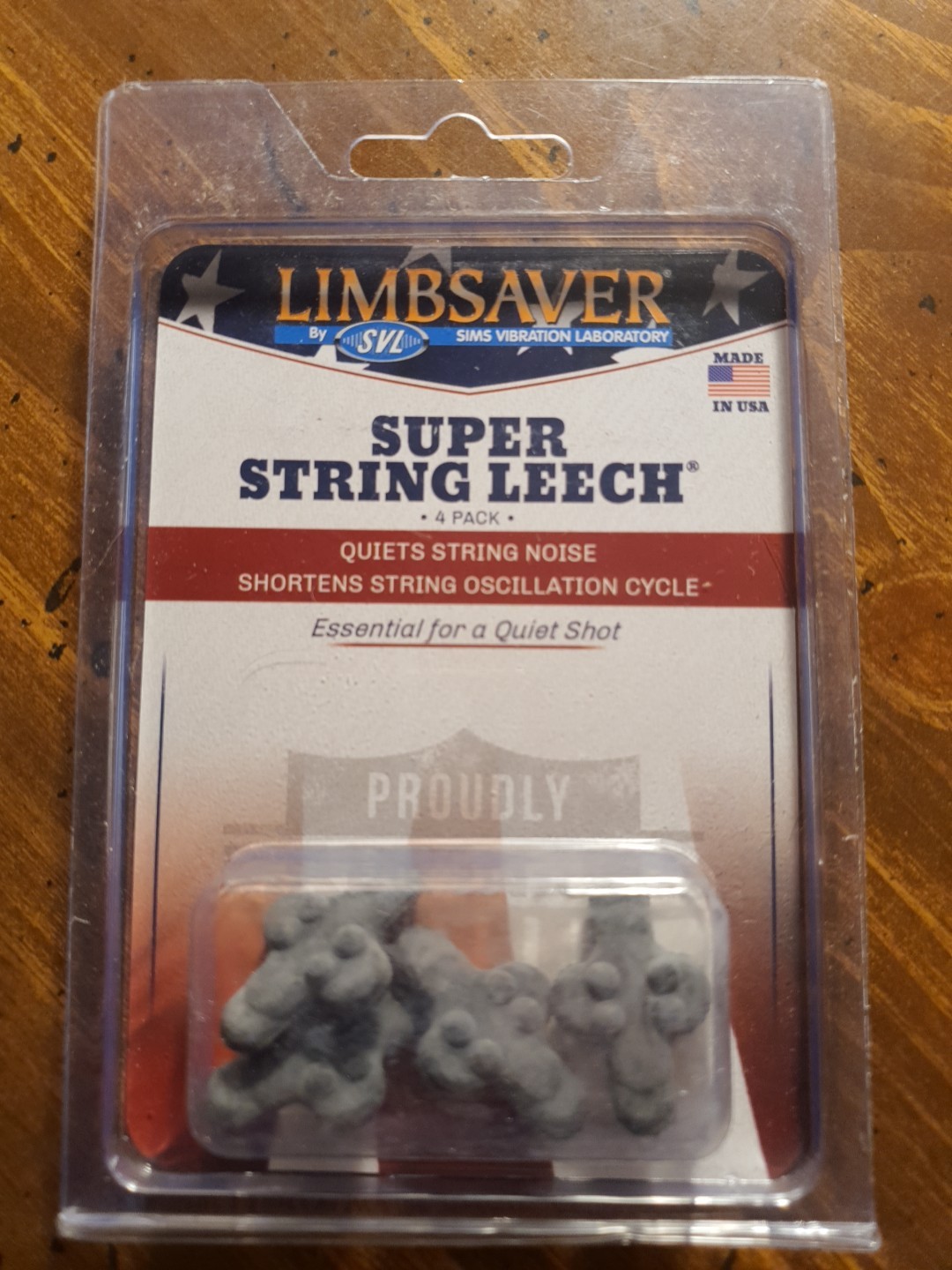 Limbsaver Super Bow String Leech - 4 pack (Black) #3313