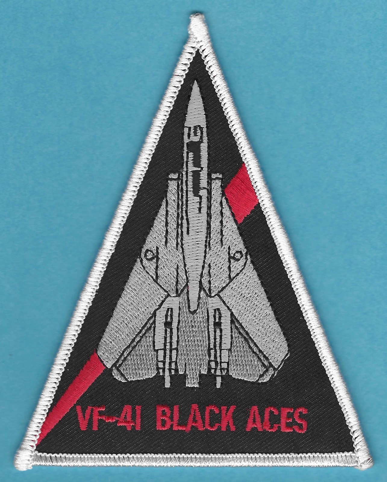 U.S NAVY VF-41 BLACK ACES NAVY FIGHTER SQUADRON F-14 TOMCAT PATCH