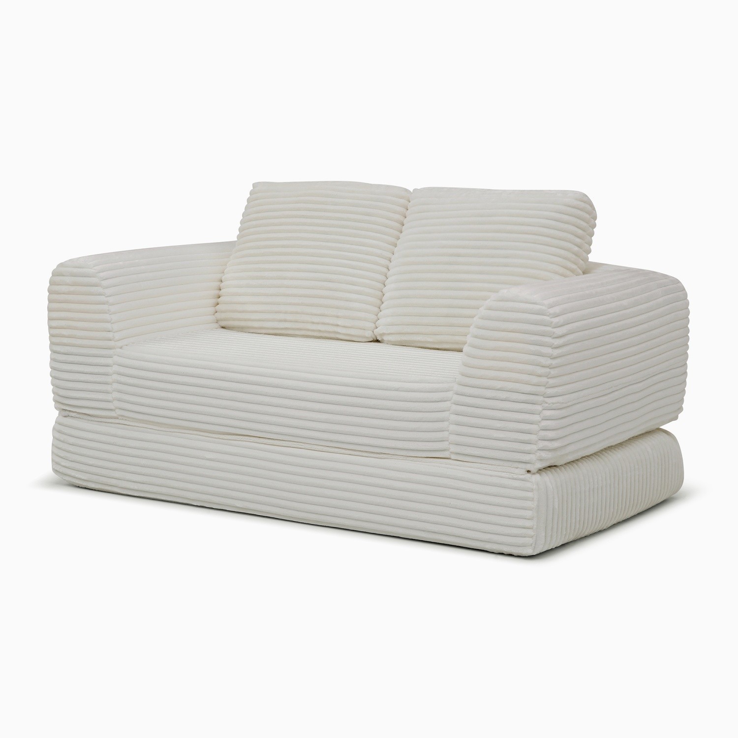 Floor Sofa Bed Futon Convertible Foldable Mattress for Small Spaces No Assembly