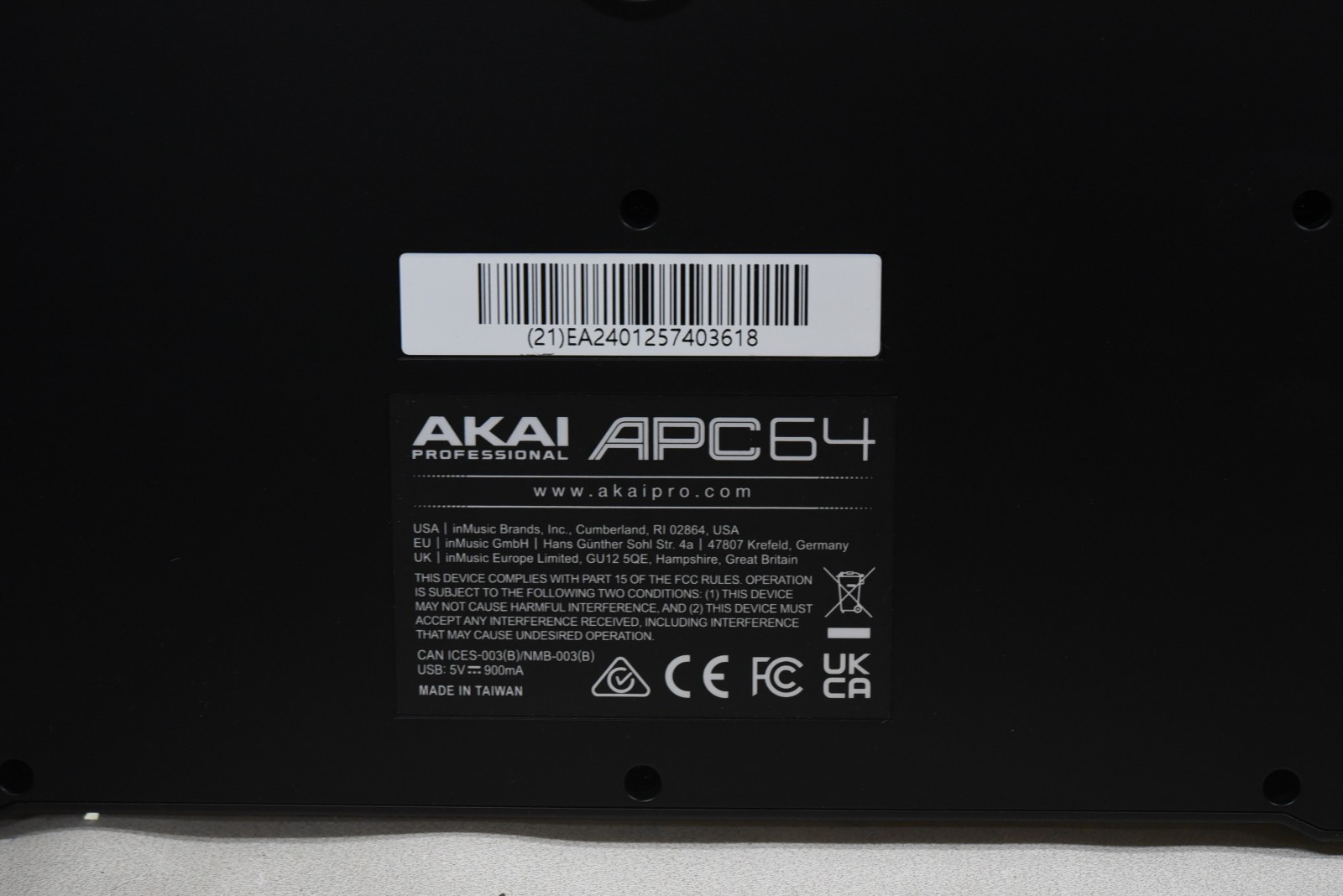 AKAI Professional APC64 Ableton MIDI Controller with Sequencer & Touchstrips