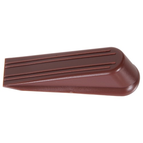 Hillman 851229 Floor Door Stop Wedge Brown (4") (1-1/4" Clearance) 2 Pack