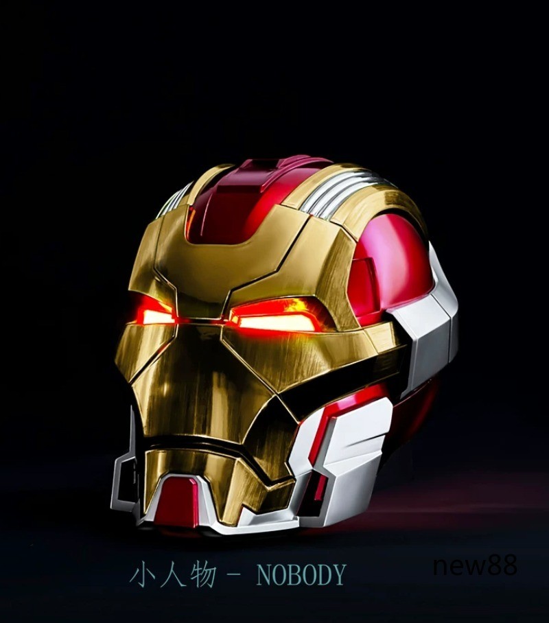 MK17 Wearable Auto-Open/Close Mask Voice-Activated Electric Helmet Toy Ornament