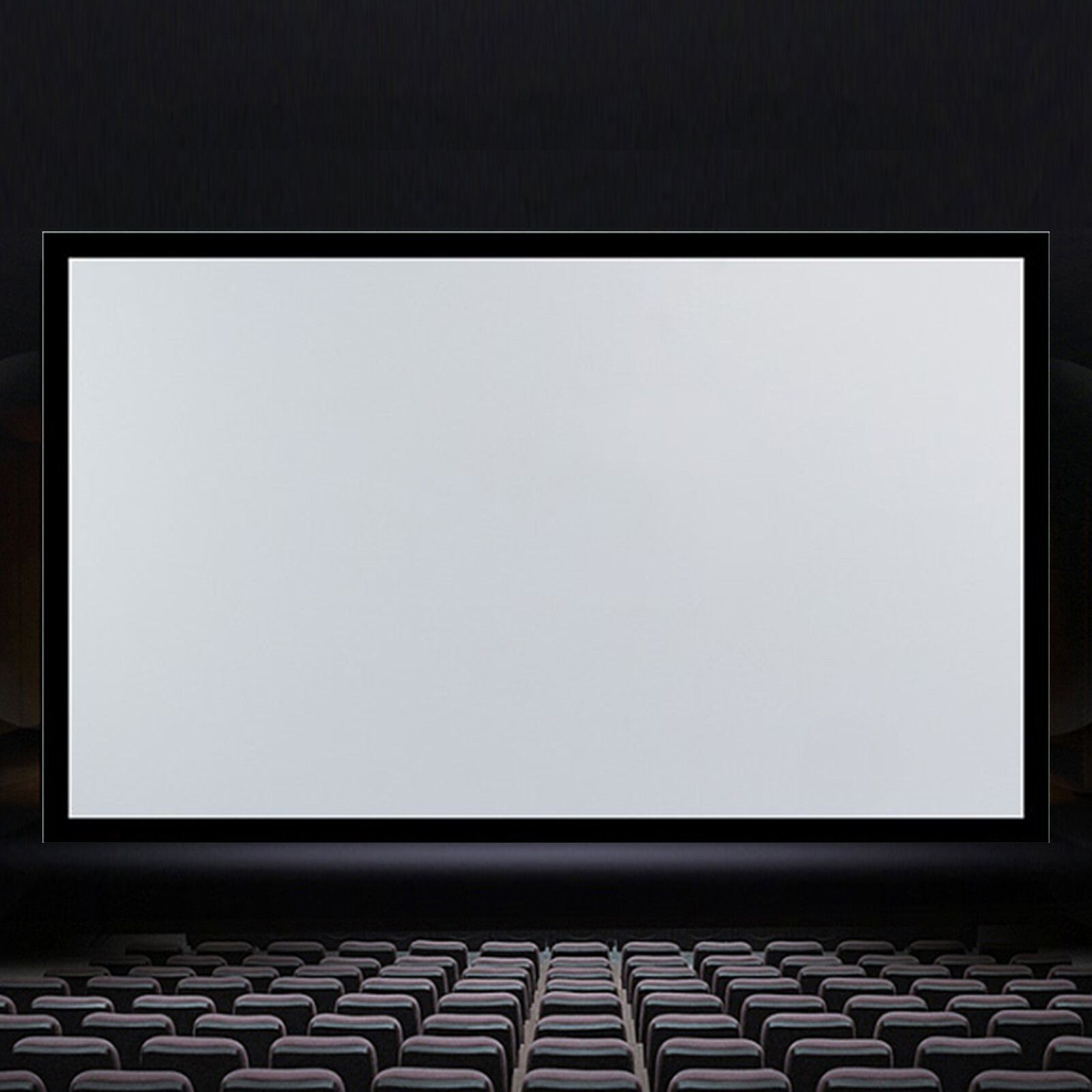 135inch Aluminum Fixed Frame 16:9 Projector Screen White Home Theater TV Movies