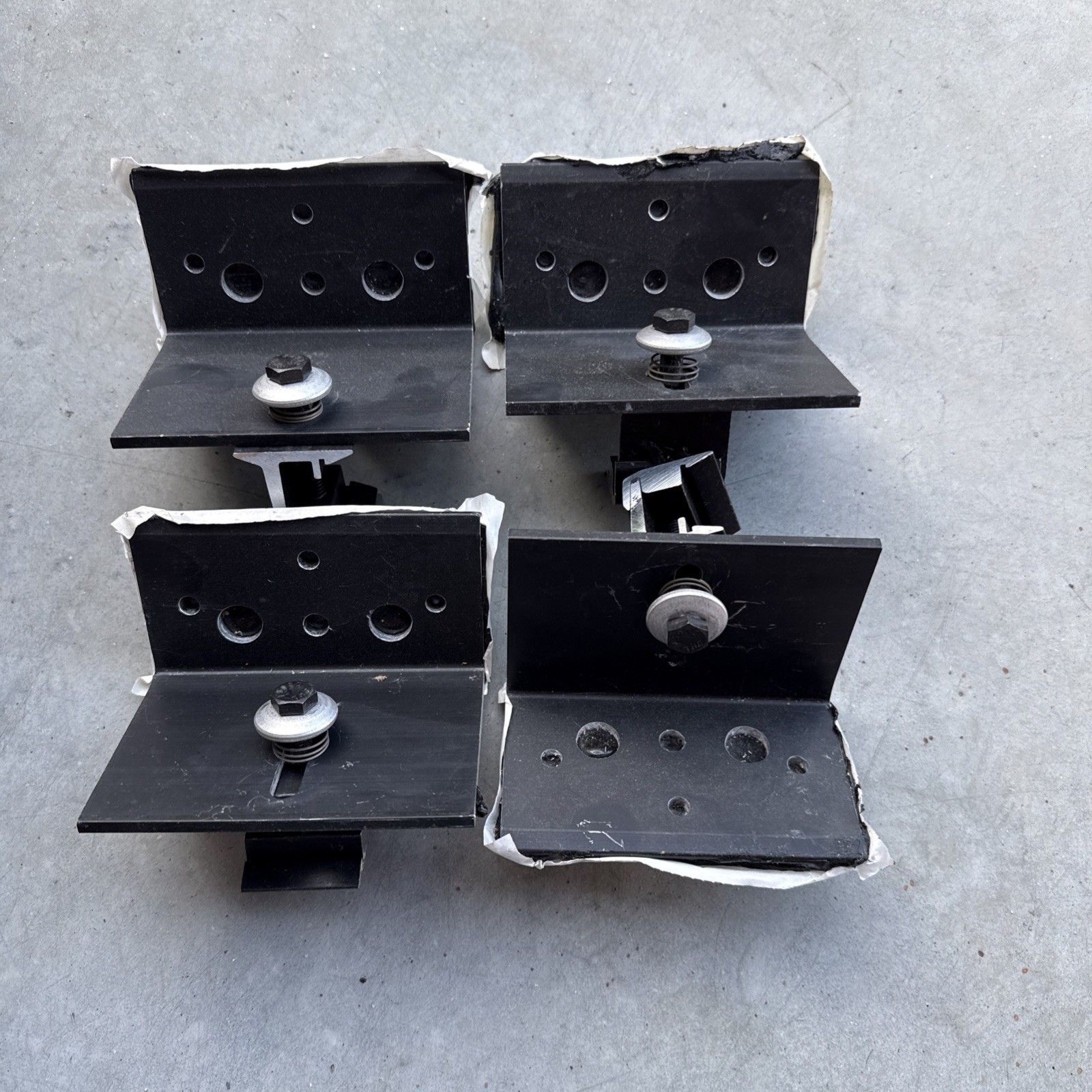 SnapNRack Ultra Rail Anchor Foot Black 242-10038 (Set Of 4)